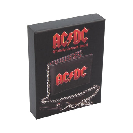 AC/DC Logo Leather Wallet with Chain: 8 - Wallets By AC/DC