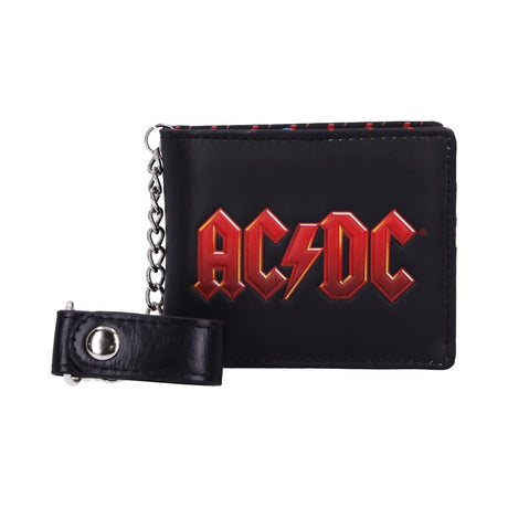 AC/DC Logo Leather Wallet with Chain: 2 - Wallets By AC/DC