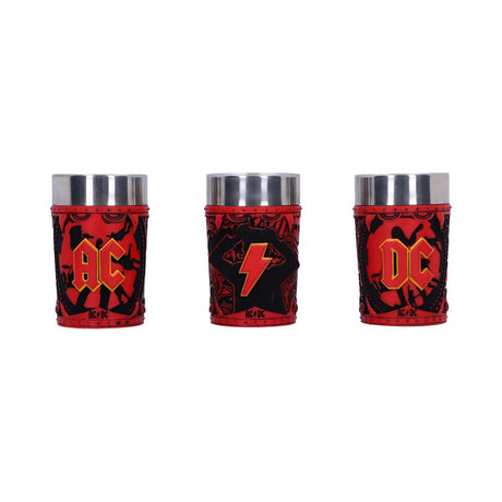 AC/DC Logo Shot Glass Set of 3: 4 - Shot Glasses By AC/DC