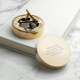 Personalised Adventurer's Brass Sundial and Compass Default Title - Compasses at Gift Moments