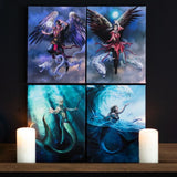 Air Element Sorceress Canvas Plaque: 5 - Wall Art By Gift Moments