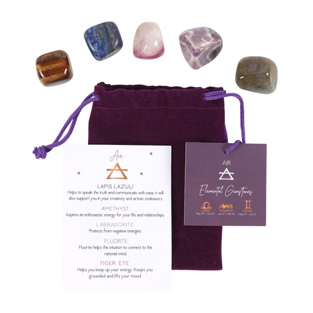 Air Element Tumble Gemstone Set: 1 - By Gift Moments