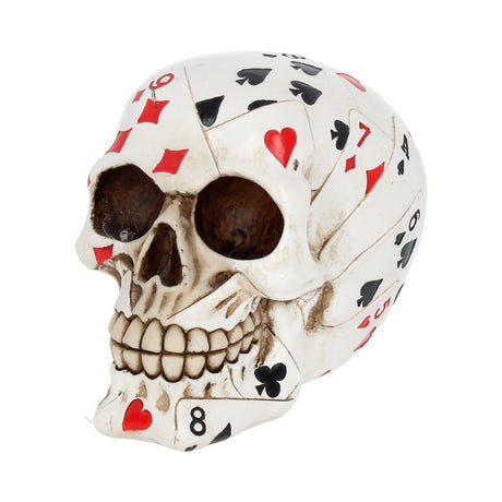 Dead Mans Hand Playing Card Skull Ornament - Figurines Medium (15-29cm) at Gift Moments