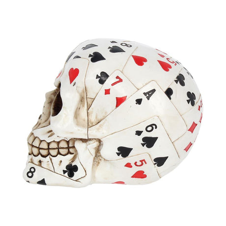 Dead Mans Hand Playing Card Skull Ornament - Figurines Medium (15-29cm) at Gift Moments