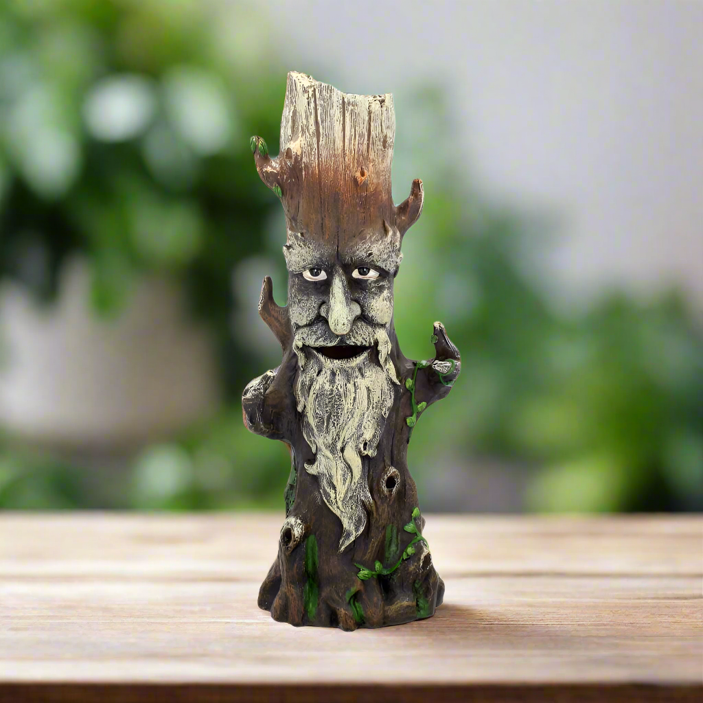 Ent King Green Man Tree Spirit Pagan Wiccan Incense Holder - Incense Holders at Gift Moments