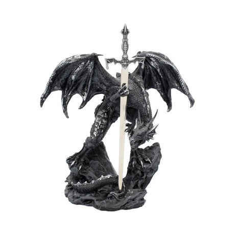 Gothic Black Dragon Sword Letter Opener Figurine Default Title - Letter Openers at Gift Moments