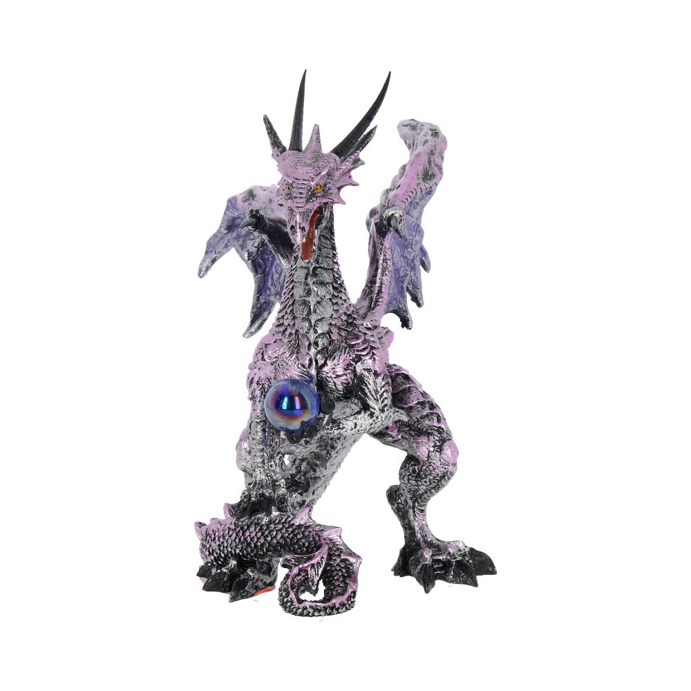 Purple Dragon Protector Fantasy Figurine - Figurines Small (Under 15cm) at Gift Moments