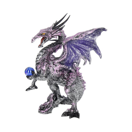 Purple Dragon Protector Fantasy Figurine - Figurines Small (Under 15cm) at Gift Moments