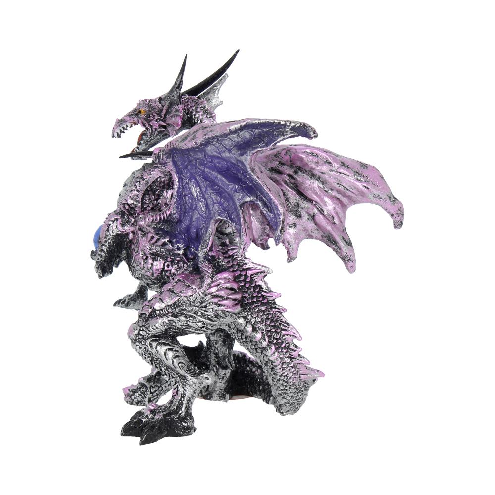 Purple Dragon Protector Fantasy Figurine - Figurines Small (Under 15cm) at Gift Moments