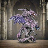 Purple Dragon Protector Fantasy Figurine