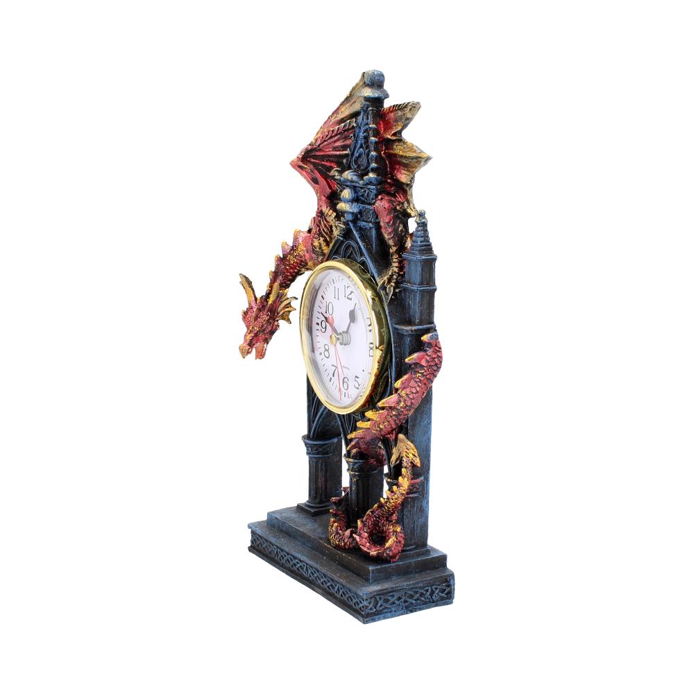 Red Dragon Gothic Fantasy Time Guardian Clock - Clocks at Gift Moments