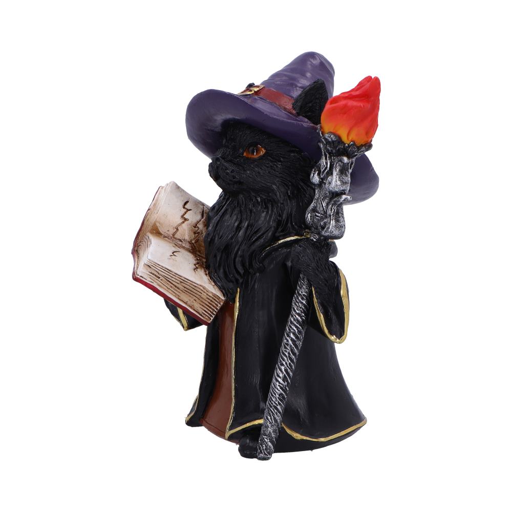 Albus The Black Wizard Cat Figurine: 3 - Figurines Small (Under 15cm) By NN Designs