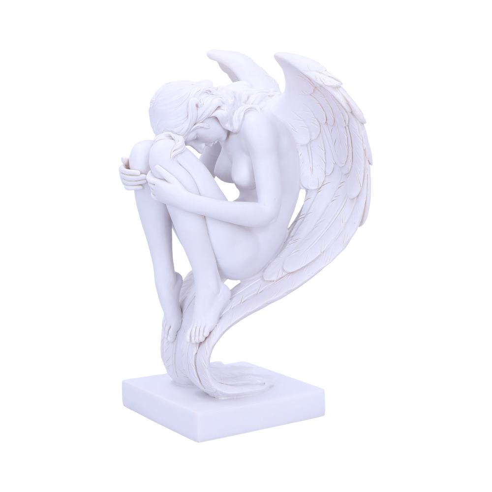 Angels Contemplation White Angel Figurine 28cm: 3 - Figures & Collectables By Gift Moments