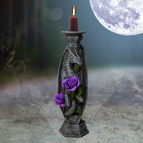 Anne Stokes Dragon Beauty Candle Stick Candle Holder Valentine: 1 - Candles & Holders By Anne Stokes