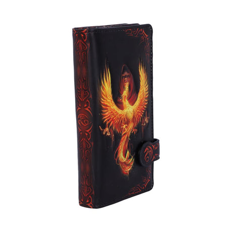 Anne Stokes Phoenix Rising Mythical Bird Embossed Purse: 5 - Purses By Anne Stokes