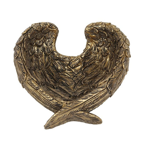 Antique Gold Angel Wing Dish: 3 - By Gift Moments