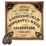 Antiqued Beige Spirit Talking Board with Planchette: 2 - Ouija & Spirit Boards By NN Designs