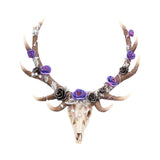 Antlers of Eden Floral Decorated Animal Deer Skull: 2 - Wall Hanging Sculptures By NN Designs