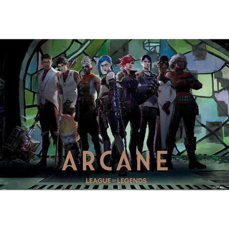 Arcane Zaun Arcade Poster 32: 1 - Posters By Arcane