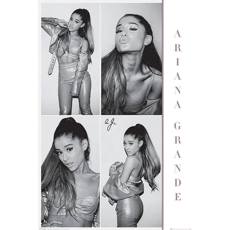 Ariana Grande Black & White Poster 177: 1 - Posters By Ariana Grande