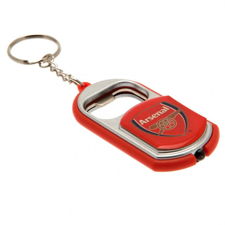 Arsenal FC Keyring Torch and Bottle Opener: 3 - Keyrings By Arsenal