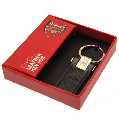 Arsenal FC Leather Key Fob: 1 - Keyrings By Arsenal