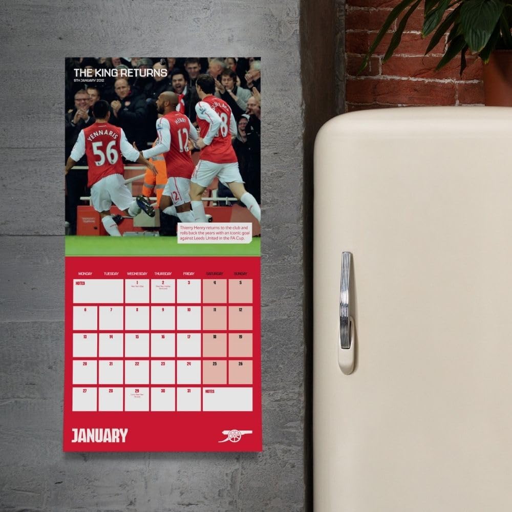 Arsenal FC Legends 2025 Square Calendar: 6 - Calendars & Planners By Arsenal