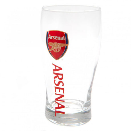 Arsenal FC Tulip Pint Glass: 3 - Glassware By Arsenal