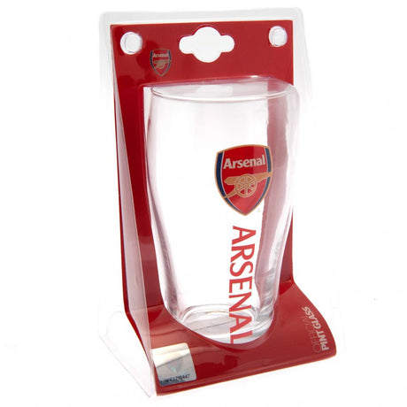 Arsenal FC Tulip Pint Glass: 1 - Glassware By Arsenal