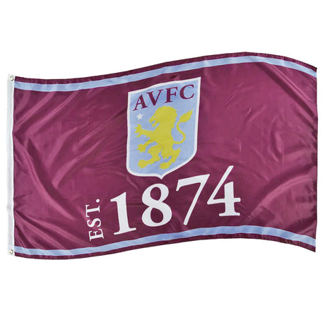 Aston Villa FC Established Flag: 1 - Flags & Banners By Aston Villa