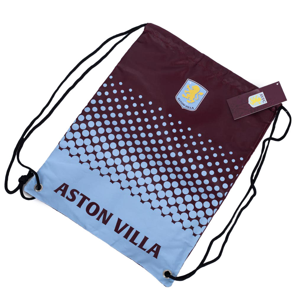 Aston Villa FC Fade Gym Bag: 2 - Bags By Aston Villa