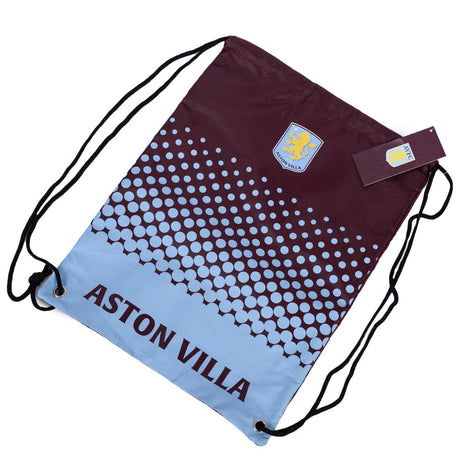 Aston Villa FC Fade Gym Bag: 2 - Bags By Aston Villa