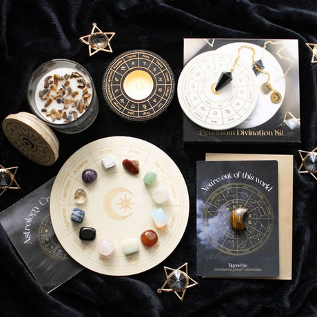 Astrology Wheel Crystal Grid Set: 5 - By Gift Moments