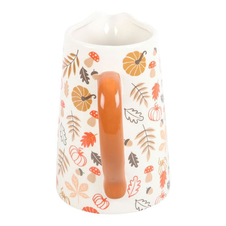 Autumn Leaves and Pumpkins Ceramic Flower Jug: 4 - Pots & Planters By Gift Moments