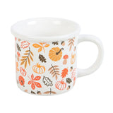 Autumn Leaves & Pumpkins Chunky Mug: 4 - Mugs By Gift Moments