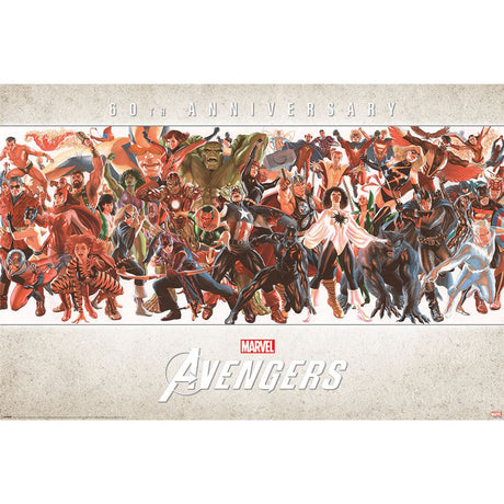 Avengers 60th Anniversary Maxi Poster: 1 - Posters By Avengers