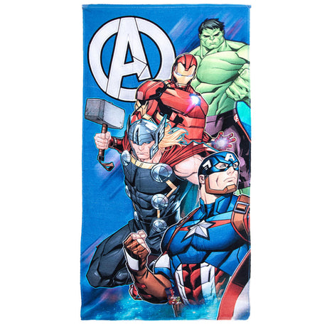 Avengers Superhero Velour Beach Towel: 1 - Towels By Avengers