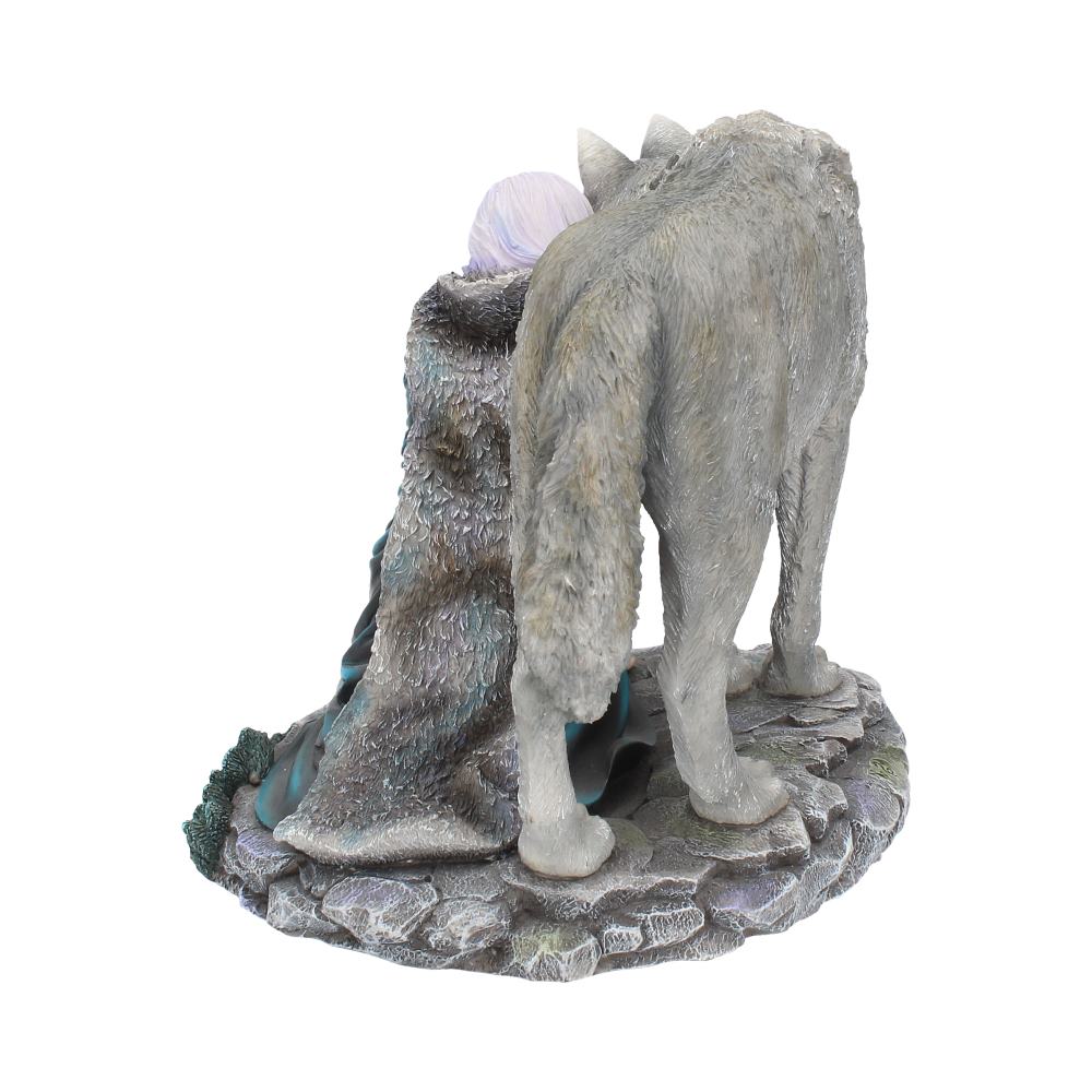 Protector Wolf Figurine by Anne Stokes Limited Edition Fantasy Wolf Ornament - Figurines Medium (15-29cm) at Gift Moments