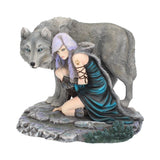 Protector Wolf Figurine by Anne Stokes Limited Edition Fantasy Wolf Ornament Default Title - Figurines Medium (15-29cm) at Gift Moments