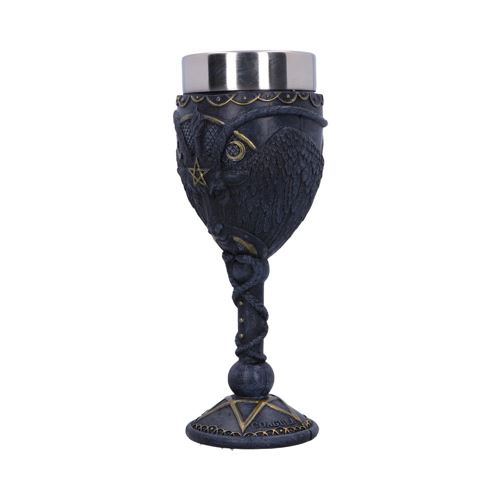 Baphomet Goblet Goat God Deity Wine Glass - Goblets & Chalices at Gift Moments