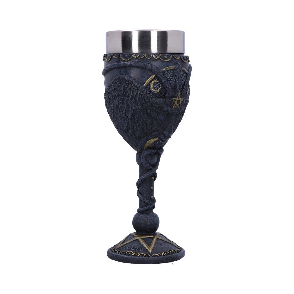 Baphomet Goblet Goat God Deity Wine Glass - Goblets & Chalices at Gift Moments