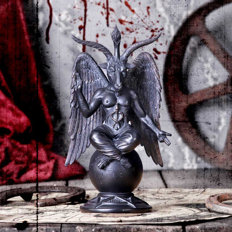 Baphomet Antiquity Occult Mystical Figurine Gothic Ornament - Figurines Medium (15-29cm) at Gift Moments