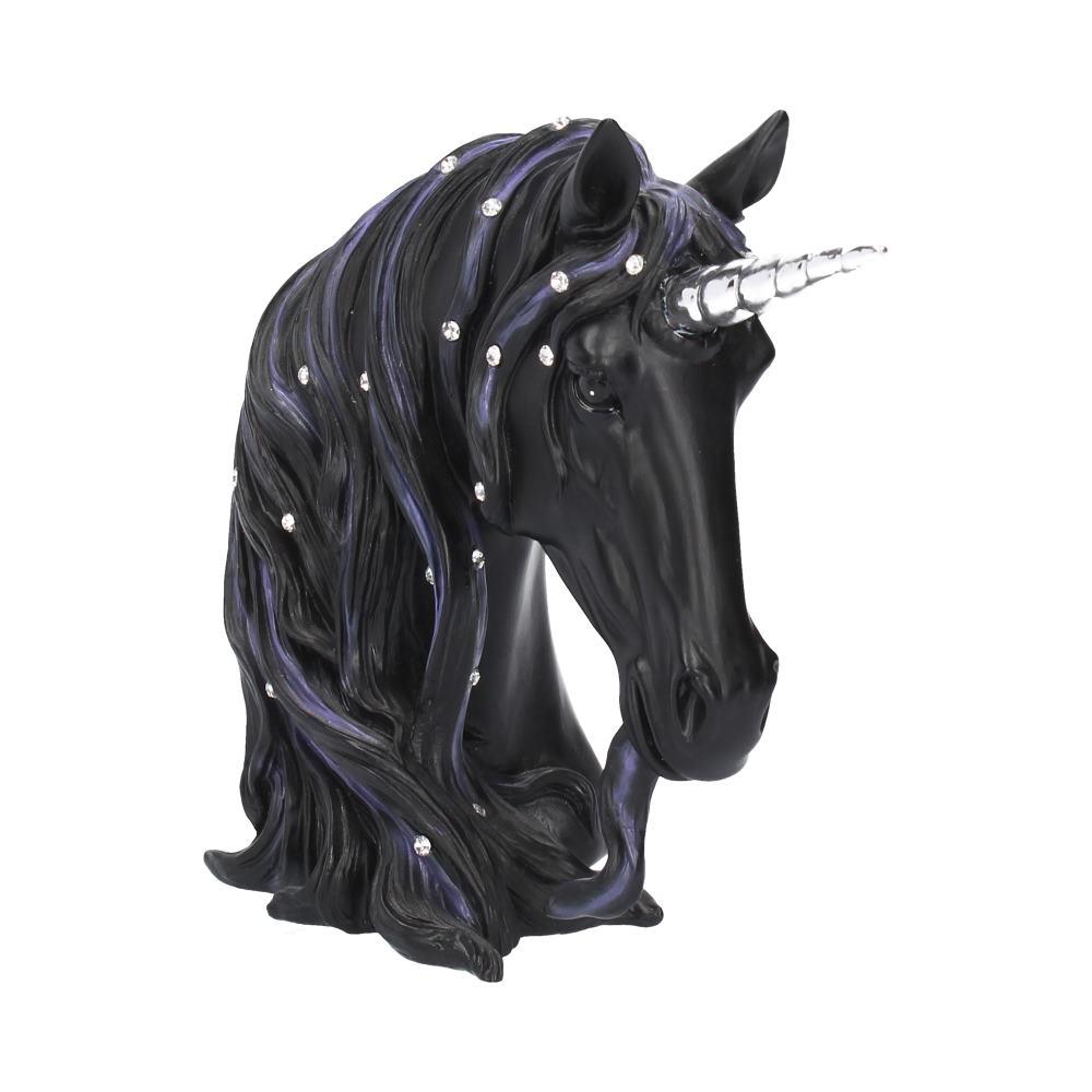 Nemesis Now Jewelled Midnight Small Figurine Black Unicorn Ornament - Figurines Medium (15-29cm) at Gift Moments