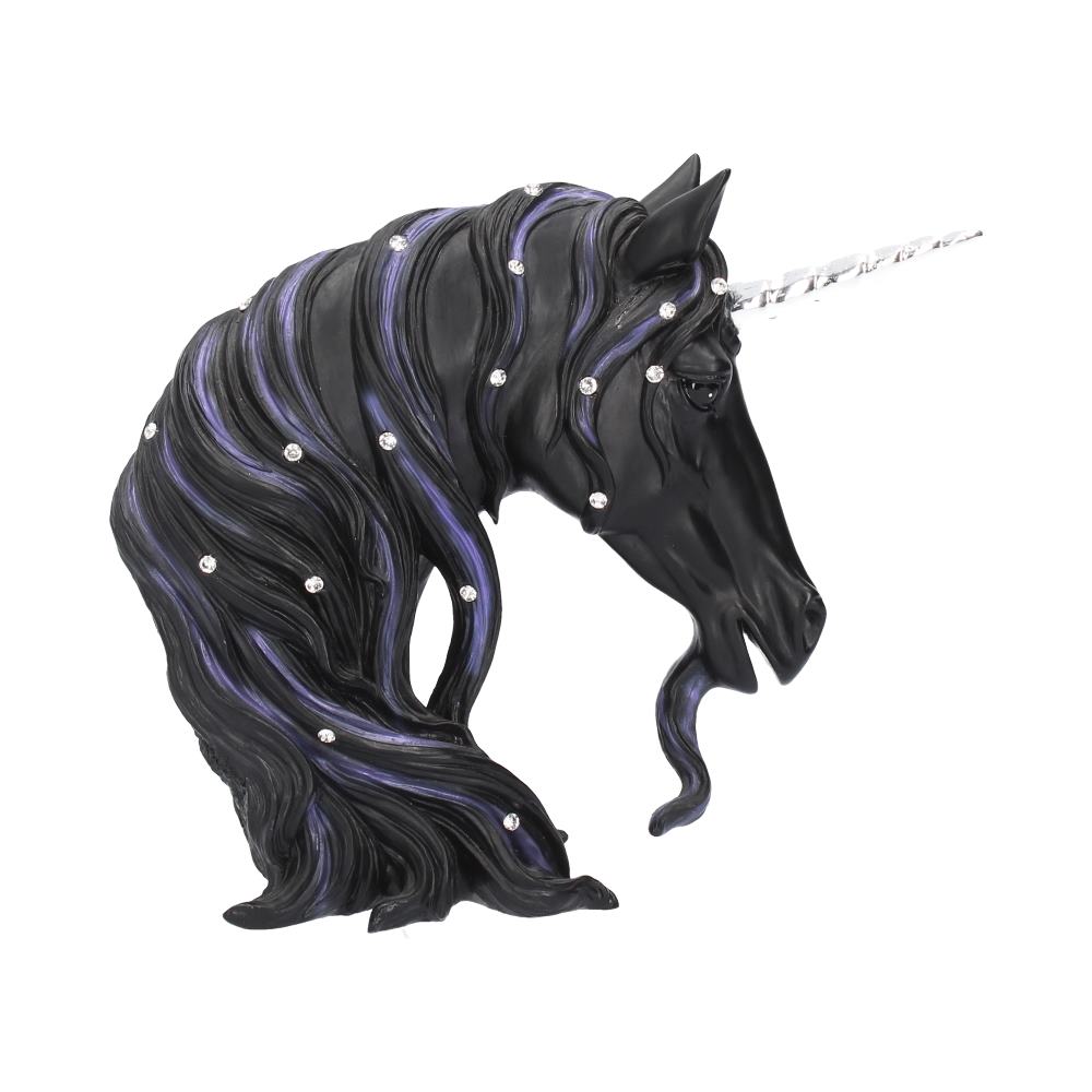 Nemesis Now Jewelled Midnight Small Figurine Black Unicorn Ornament Default Title - Figurines Medium (15-29cm) at Gift Moments