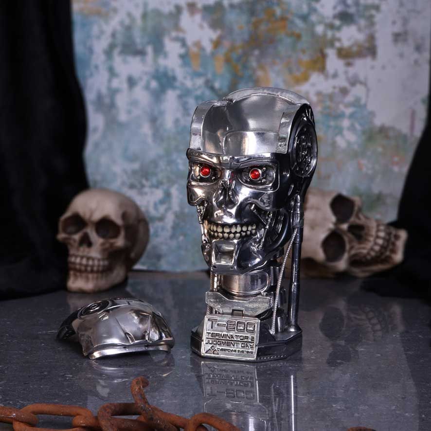 T-800 Terminator 2 Judgement Day T2 Head Box - Storage at Gift Moments