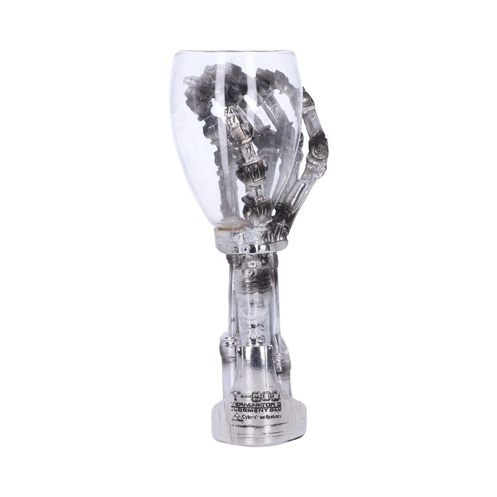 Terminator 2 Judgment Day T-800 Hand Goblet Wine Glass - Goblets & Chalices at Gift Moments