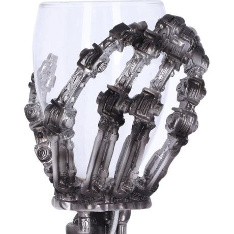 Terminator 2 Judgment Day T-800 Hand Goblet Wine Glass - Goblets & Chalices at Gift Moments