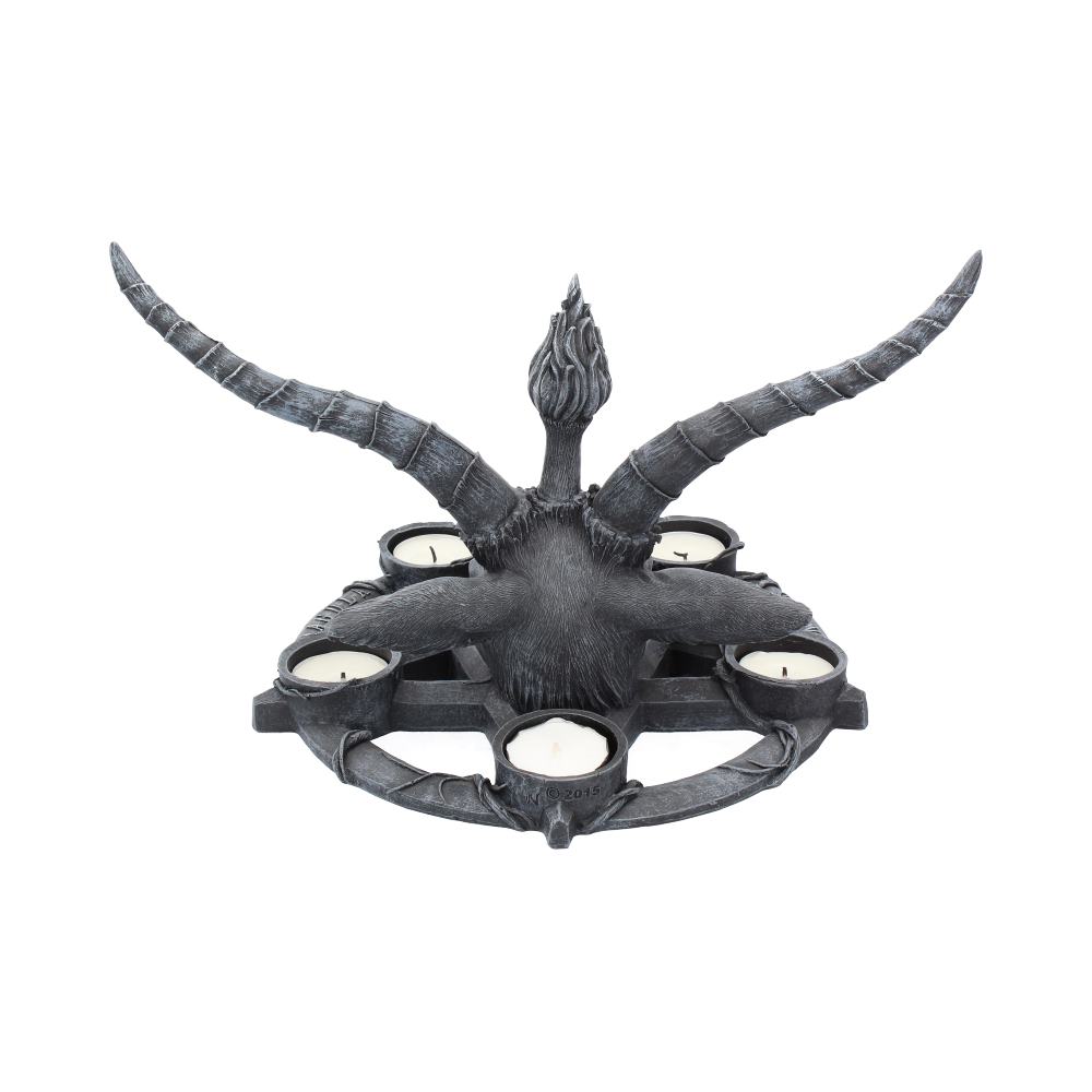 Baphomet Sabbatic Goat Diety Candle Holder - Candles & Holders at Gift Moments