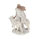 Anne Stokes Winter Guardians Wolf Companion Figurine - Figurines Medium (15-29cm) at Gift Moments