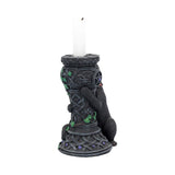 Midnight Cat Candle Holder Wiccan Witch Gothic Ornament - Figurines Small (Under 15cm) at Gift Moments